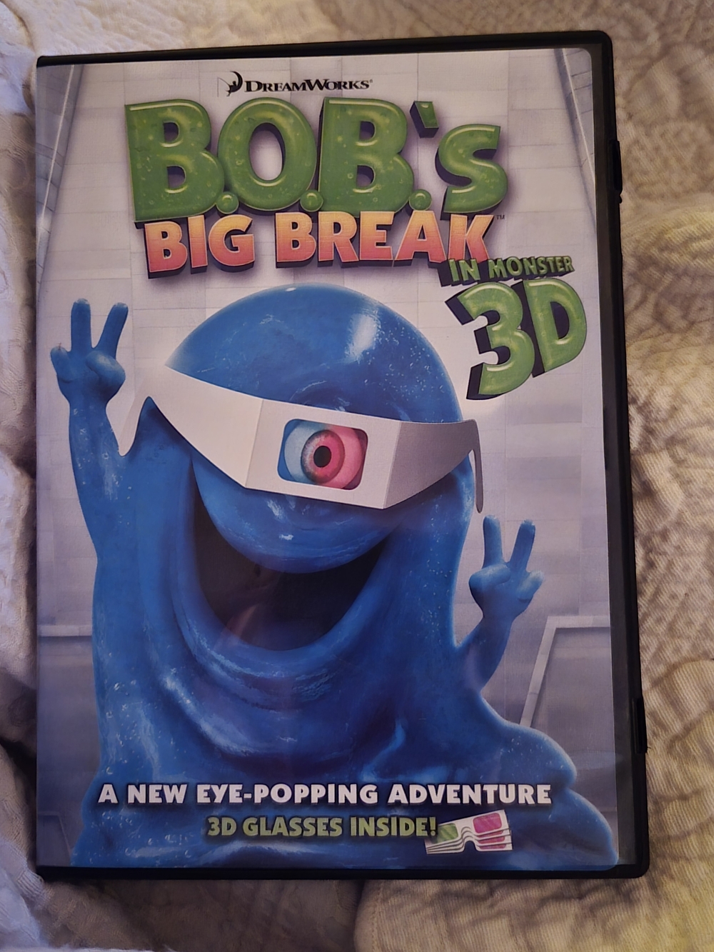 B.O.B.’s Big Break In Monster 3D DVD w/ Glasses